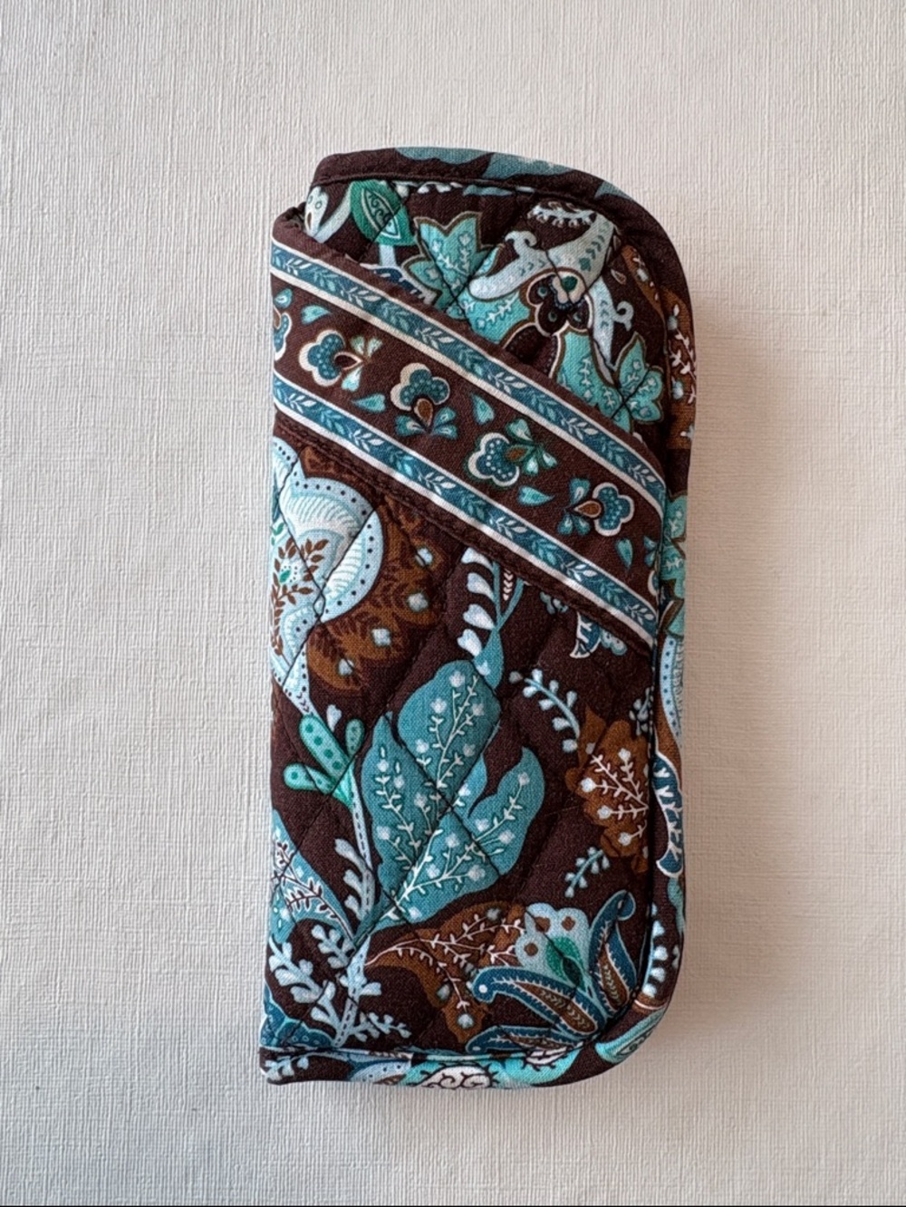 Vera Bradley Double Glasses Case.   Java Blue Floral